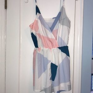 Shein geometric romper